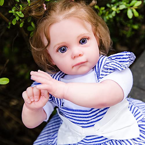 Reborn Baby Dolls Girl, 22 Inch Realistic Newborn Jkrcf