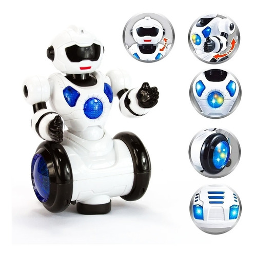 Robo Dançarino Brinquedo Infantil Som - Gira - Luz [barato]