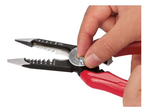 Pinza Pelacable Combinada 6 En 1 Milwaukee 48-22-3079