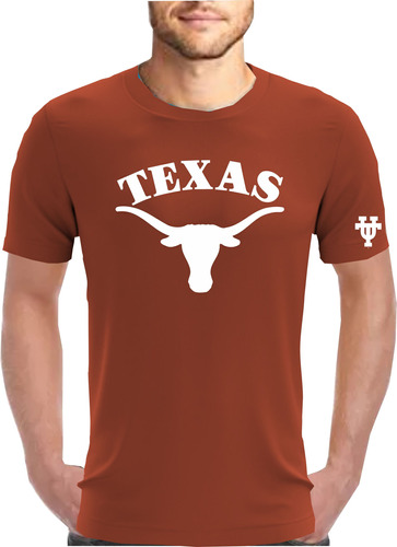 Playera Colegial Texas Longhorns Futbol Deporte