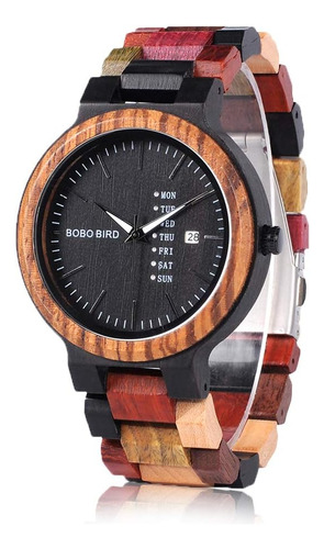 Bobo Bird Reloj De Madera Natural Relojes De Madera Colorido