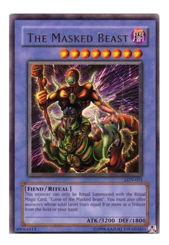 Yu-gi-oh The Masked Beast - Ultra Rare