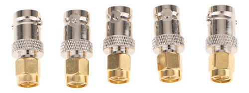 Conector A Sma A Bnc/ Bnc-jk ( Paquete De 5pcs Adaptadores )