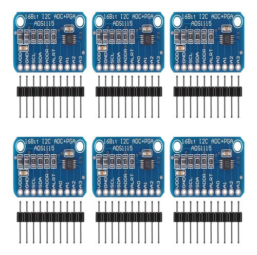 Aoicrie Convertidor Analogico A Digital Ads1115 De 16 Bits A