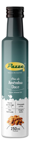 Kit 5 Óleo De Amêndoa Doce Extra Virgem Pazze 250ml