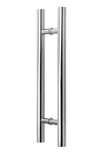 Puxador Duplo Alumínio 50 Cm Porta Pivotante Madeira/vidro