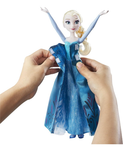 Frozen Muñeca Elsa Revelación Con Múltiples Vestidos