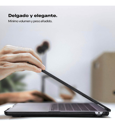 Case Spigen Negro Para Macbook Air 15 M3 (2024), M2 (2023)