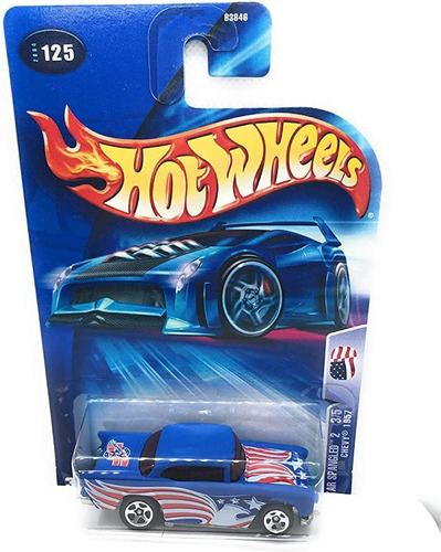 Hot Wheels Star Spangled 2 Series #3 Chevy  Ruedas De 3 Rad.