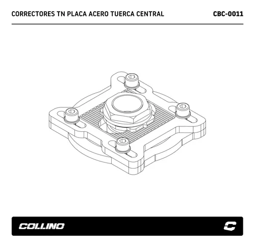 Correctores De Comba Y Avance Collino Con Tuerca Central