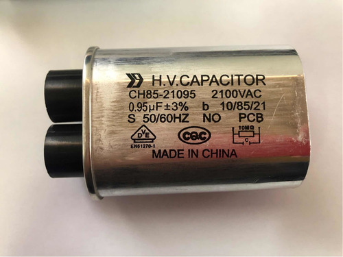 Capacitor Condensador Para Microondas 0,95uf -2100v