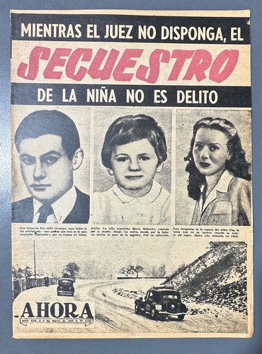 Ahora N° 2159 Stavisky Beba Bidart Alberto Castillo 1954