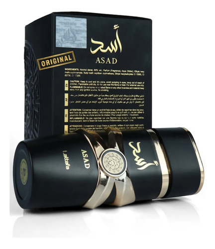 Perfume Árabe Asad Lattafa Edp Eau De Parfum 100ml Masculino Original Importado Luxo - Mega Promoção Dia Dos Namorados ( Mais Vendido )