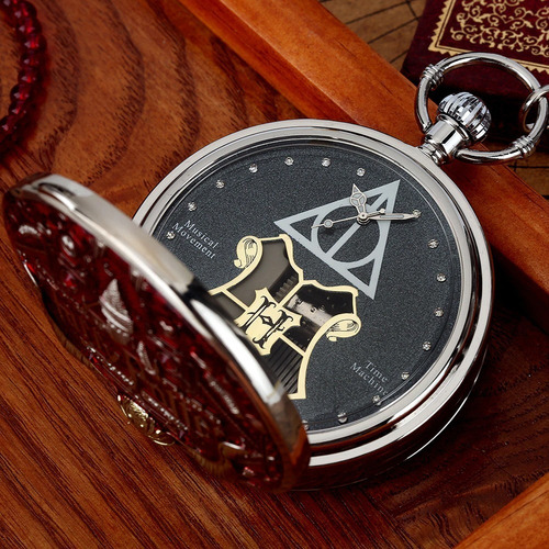 Reloj De Bolsillo Musical Harry Potter M2 Rojo Hp
