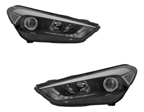 Par Farol Tucson 2017 2018 19 20 21 2022 S/ Led C/ Projetor