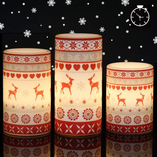 Genswin Velas Led Parpadeantes Sin Llama, Funciona Con Pilas