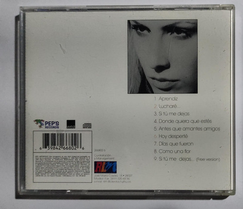 Malu Aprendiz Cd 1998 1ra Edic Incl Temas De Alejandro Sanz (Usado)