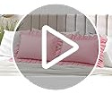 Juego De 2 Fundas De Almohada King, Color Rosa