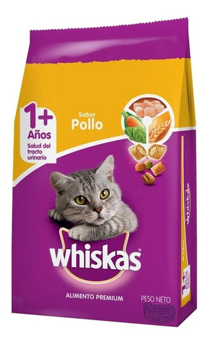 Alimento Para Gatos Whiskas Pollo Y Leche X 10 Kg 