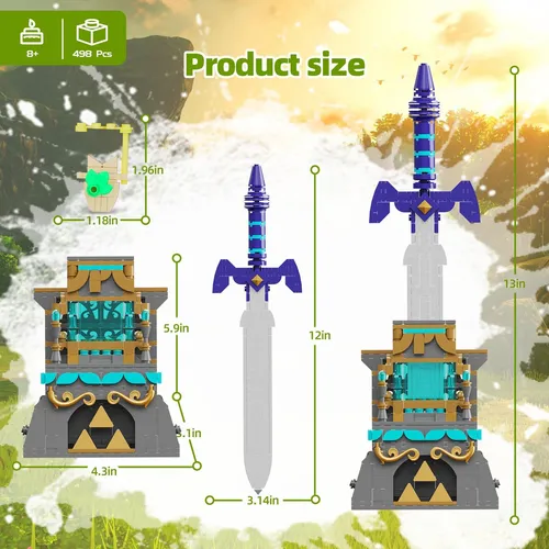 Botw The Master Sword Juego De Bloques De Construcción Con Y
