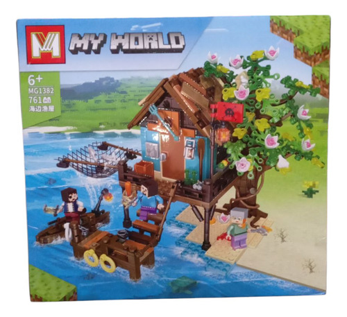 Bloques Para Armar Minecraft Muelle Mg1382 761piezas 761 Minecraft