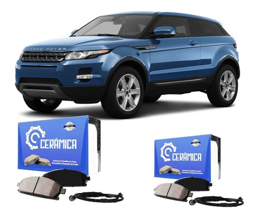 Pastilha Dianteira E Traseira Sensor Range Rover 2018 - 2020