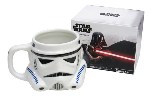 Imagem 1 de 6 de Caneca 3d 500ml Formato Stormtrooper - Star Wars Original