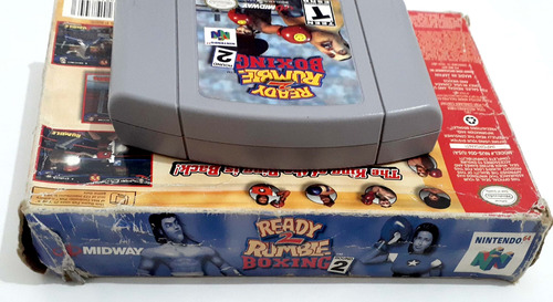Jogo Ready 2 Rumble Boxing Round 2 Nintendo 64. (Usado)