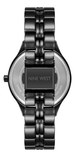 Relo Nine West Para Mujer Acero Negro Nw2915migy