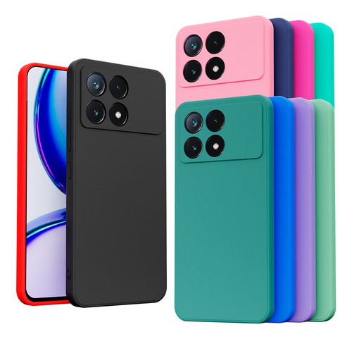 Capa Capinha Compatível Xiaomi Poco X7 5g Silicone Aveludada
