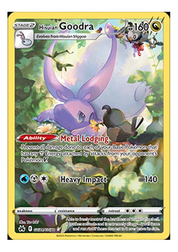 Goodra De Hisui - Crown Zenith - Español - Pokémon Tcg Jcc