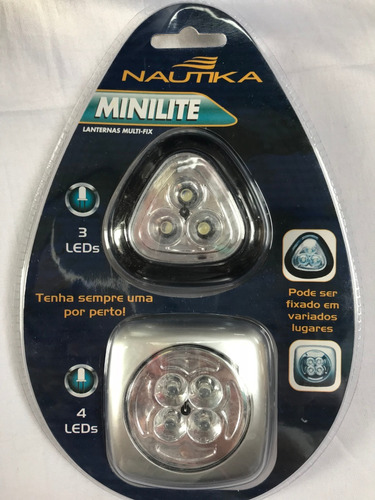 Lanterna Nautika Bike Carro Barraca Multi Fix Minilite 