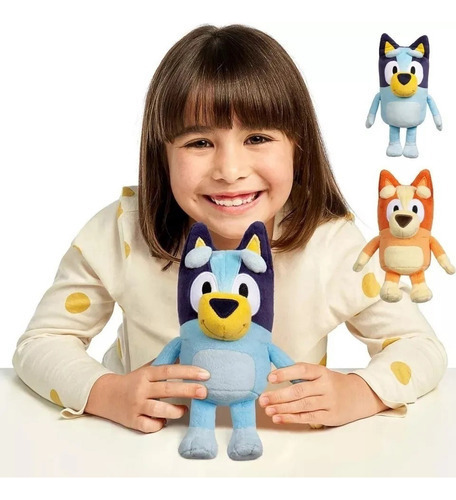 Muñecos De Peluche Bluey Y Bingo De Excelente Calidad, 30 Cm