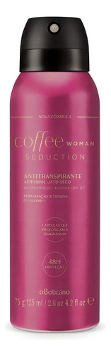 Antitranspirante em aerossol O Boticário Coffee Woman Seduction Coffe Woman Seduction