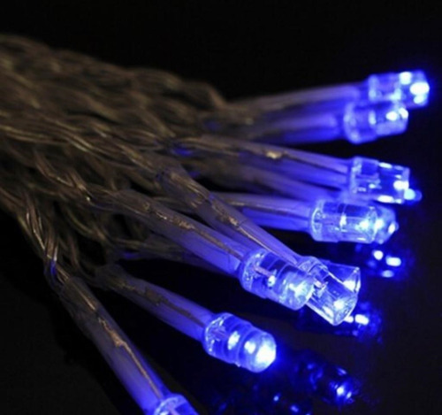 Imagen 6 de 6 de Luz 100 Led Eventos Arbolito Navideño Navidad 10 M
