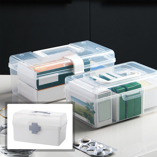 Caja De Almacenamiento De Medicamentos 21,2x12x12,5 Cm