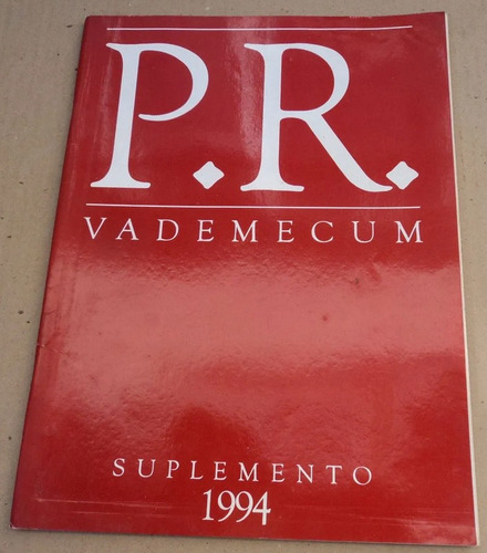 Pr Vademecum Suplemento 1994 - 105 Paginas