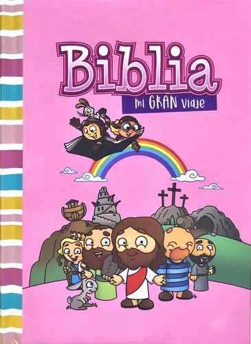 Biblia Rvr1960 Mi Gran Viaje Td Rosa, De Reina Valera. Editorial Mundo Biblia, Tapa Dura En Español