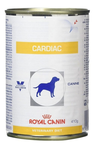 Ração Úmida Vet. Diet Canine Cardiac 410g Lata Royal Canin