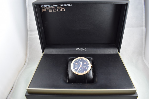 Porsche Desing Flat Six Sultán P´6340 Negro Oro 18k Negro (Usado)