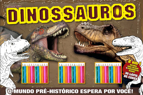 Dinossauros - Hora de brincar, de On Line a. Editora IBC - Instituto Brasileiro de Cultura Ltda, capa mole em português, 2020