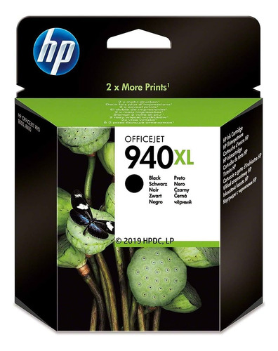 Cartucho Hp 940xl Negro Original C4906ae 8500 8000