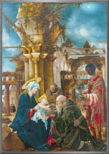 Cuadro La Adoración De Los Magos - Albrecht Altdorfer - 1535