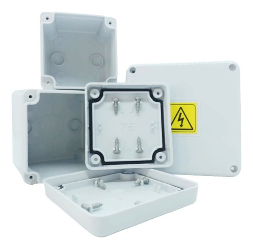 Caja De Pase Estanco Bajo Techo Taad 90x90x55 Mm