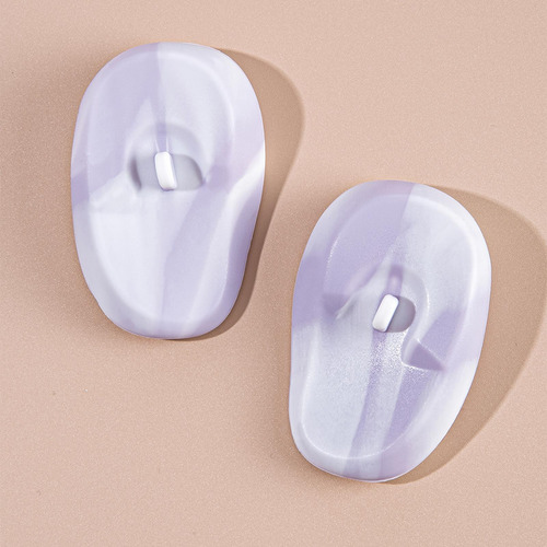 2 Protetores De Orelha De Silicone Para Violeta Claro