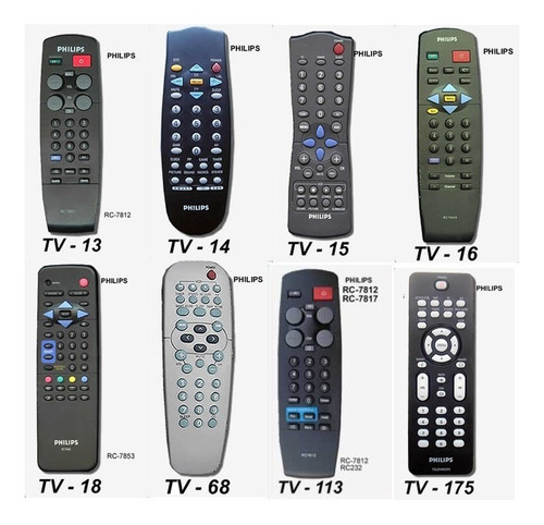 Control Remoto 7011-1 Para Todos Los Philips Tv 1 Año Gtia