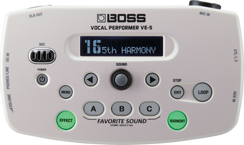 Boss Ve5 Rd Procesador De Efectos De Voces Vocal Performer