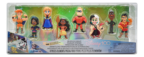 Disney 100 Años Persecucion Implacable Set 8 Pz Just Play