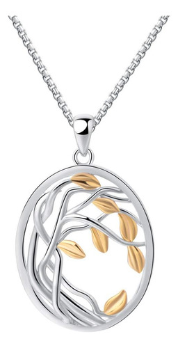 Sa Silverage Collar De Oro Para Mujer De Plata De Ley 925 Co