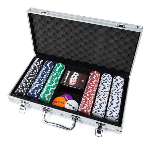 Set De Juego De Póker 300 Fichas